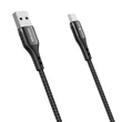 Obraz 2/3 - Vipfan Farebný kábel X13 USB na USB-C 3A, 1,2 m (čierny)
