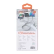 Kép 2/3 - Vipfan X15 3in1 USB-C / Lightning / Micro 66W USB kábel 1.2m, aranyozott (fehér)