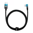 Obraz 1/7 - Kábel Baseus MVP2 USB-C na USB-C, 100 W, 1 m (čierny/modrý)