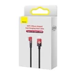 Obraz 6/7 - Kábel Baseus MVP2 USB-C na USB-C, 100 W, 2 m (čierny/červený)