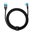 Obraz 1/7 - Kábel Baseus MVP2 USB-C na USB-C, 100 W, 2 m (čierny/modrý)