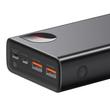 Baseus Adaman Metal Powerbank 20000mAh PD QC 3.0 65W 2xUSB + USB-C + micro USB (fekete)
