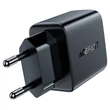 Kép 2/3 - Acefast A33 Fali töltő, 2x USB, 18W, QC3.0 (fekete)