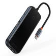 Obraz 5/8 - Baseus Hub 6v1 AcmeJoy series USB-C 2xUSB 3.0 + USB 2.0 + USB-C PD + HDMI + RJ45 (tmavo šedá)