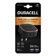 Obraz 2/2 - Nástenná nabíjačka Duracell USB 3,4A 17W (čierna)