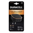 Obraz 2/2 - Nástenná nabíjačka Duracell 2xUSB 2,4A 24W (čierna)