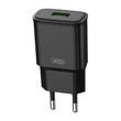 Kép 2/3 - XO L92D Fali töltő 1x USB, 18W, QC 3.0 (fekete)