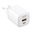 Kép 2/3 - XO L96 Fali töltő 1x USB, USB-C, 30W (fehér)