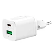 Kép 1/4 - XO HN238A Mini fali töltő 30W, PD (fehér)