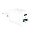 Kép 2/4 - XO HN238A Mini fali töltő 30W, PD (fehér)