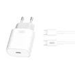 Kép 2/5 - XO L91EU Fali töltő + USB-C kábel 25W (fehér)