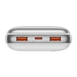 Kép 3/5 - Baseus Bipow Pro 20000mAh Powerbank , 2xUSB, USB-C, 22.5W (fehér)