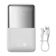 Kép 4/5 - Baseus Bipow Pro 20000mAh Powerbank , 2xUSB, USB-C, 22.5W (fehér)