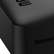 Baseus Bipow gyorstöltő powerbank 30000mAh 20W fekete (Overseas Edition) + USB-A - Micro USB kábel 0.25m fekete (PPBD050401)