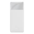 Kép 2/8 - Baseus Bipow powerbank kijelzővel 30000mAh 15W fehér (Overseas Edition) + USB-A - Micro USB kábel 0.25m fehér (PPBD050202)