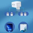 Obraz 4/4 - Nabíjačka Choetech 35W 2xUSB-C PD biela (Q5008)