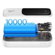 Kép 8/8 - Baseus Qpow digitális kijelzős Power Bank gyors töltéssel 10000mAh 20W QC/PD/SCP/FCP beépített Lightning kábellel Fehér
