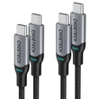 Obraz 1/8 - Choetech 2x USB typu C - Nabíjačka USB typu C Dátový kábel s dodávkou energie 100W 5A 1,8m čierny (MIX00073)