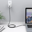 Obraz 4/8 - Choetech 2x USB typu C - Nabíjačka USB typu C Dátový kábel s dodávkou energie 100W 5A 1,8m čierny (MIX00073)