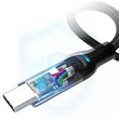 Obraz 6/8 - Choetech 2x USB typu C - Nabíjačka USB typu C Dátový kábel s dodávkou energie 100W 5A 1,8m čierny (MIX00073)