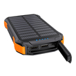 Choetech B658 napelemes power bank 2x USB 10000mAh (fekete-narancs)
