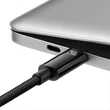 Obraz 5/8 -  Baseus Tungsten Gold USB-C USB-C kábel 240W 1m (fekete)