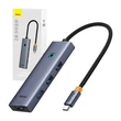 Obraz 1/8 - Baseus UltraJoy 4in1 Hub USB-C USB 3.0 (űrszürke)