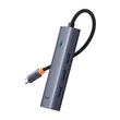 Obraz 4/8 - Baseus UltraJoy 4in1 Hub USB-C USB 3.0 (űrszürke)