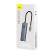 Obraz 7/8 - Baseus UltraJoy 4in1 Hub USB-C USB 3.0 (űrszürke)
