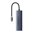 Obraz 4/8 - Baseus UltraJoy Hub 6in1,6-Port ( USB-C to 1xHDMI4K@30Hz + 3xUSB 3.0 + 1xPD +RJ45)