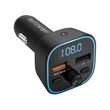 Obraz 1/7 - BlitzWolf BW-BC1 Bluetooth 5.0 Fm Transmitter Car Charger 2x USB MicroSD LED - čierna
