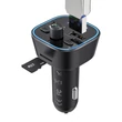 Obraz 2/7 - BlitzWolf BW-BC1 Bluetooth 5.0 Fm Transmitter Car Charger 2x USB MicroSD LED - čierna