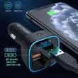 Obraz 6/7 - BlitzWolf BW-BC1 Bluetooth 5.0 Fm Transmitter Car Charger 2x USB MicroSD LED - čierna