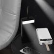 Kép 4/6 - Dudao power bank, 30000 mAh, 3x USB LED lámpával, fehér (K8s+white)