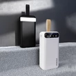 Kép 5/6 - Dudao power bank, 30000 mAh, 3x USB LED lámpával, fehér (K8s+white)