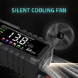 Obraz 5/8 - Qoltec Inteligentná mikroprocesorová nabíjačka 12V 6A | Usmerňovač s funkciou opravy pre AGM GEL LiFePO4 batériu | LCD