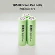 Kép 4/5 - 50db Green Cell 18650 Li-Ion INR1865029E 3.7V 2900mAh újratölthető cella