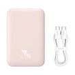 Kép 2/4 - Baseus Magnetic Powerbank 6000mAh 20W (rózsaszín)