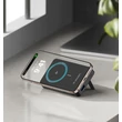 Obraz 7/7 - Wozinsky Powerbank WLWP-10KA0Y3S 22,5W PD Qi2 10000 mAh, so stojanom, 1x USB-A, 1x USB-C - čierna