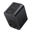 Kép 2/8 - Choetech gaN 2 x USB Type C / USB 65W Power Delivery gyorstöltő utazáshoz fekete (PD5009-BK)