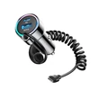 Obraz 3/10 - Joyroom JR-CL07 72W 3-v-1 Autonabíjačka s 1,6m USB-C Káblom – Čierna