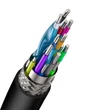 Obraz 5/7 - Baseus kábel HDMI 2.0 4K 60 Hz 3D HDR 18 Gbps 3 m čierny (CAKGQ-C01)
