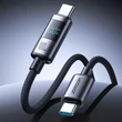 Kép 4/6 - Joyroom S-A16 Pro Prism Series 100W USB-C kábel - USB-C digitális kijelzővel 1,2m - Fekete
