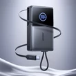 Obraz 2/8 - Joyroom JR-PR1 10000mAh 22.5W Powerbank s vstavaným zasúvacím USB-C káblom - Čierna