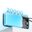 Kép 6/6 - Cuktech CUKP200NGLDG 55W 20000mAh Powerbank beépített USB-C kábellel - Szürke