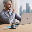 Kép 2/5 - Cuktech CUKAD653EUGR 65W GaN Fali Töltő 2 x USB-C 1 x USB-A - Szürke