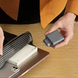 Kép 4/5 - Cuktech CUKAD653EUGR 65W GaN Fali Töltő 2 x USB-C 1 x USB-A - Szürke