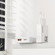 Obraz 3/6 - Dudao GaN A30EUT 30W USB-A / USB-C Nástenná Nabíjačka + USB-C - USB-C Kábel - Biela