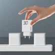 Obraz 4/6 - Dudao GaN A30EUT 30W USB-A / USB-C Nástenná Nabíjačka + USB-C - USB-C Kábel - Biela