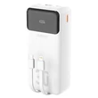 Obraz 1/4 - Dudao K15MAX 30000mAh PD 22.5W Powerbank s vstavanými káblami - Biela
